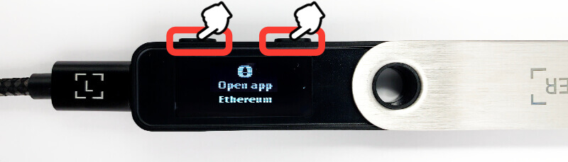 Open app Ethereum