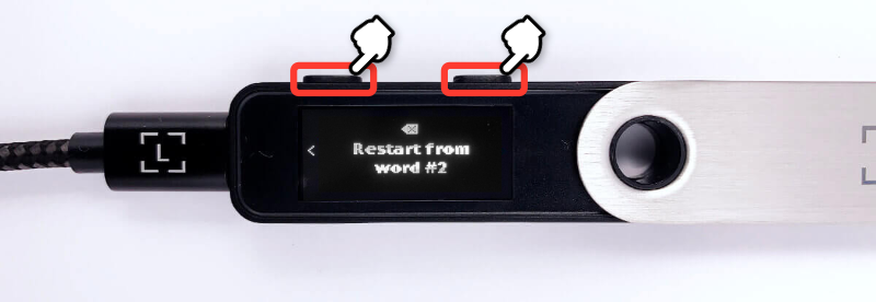 Restart from word #2