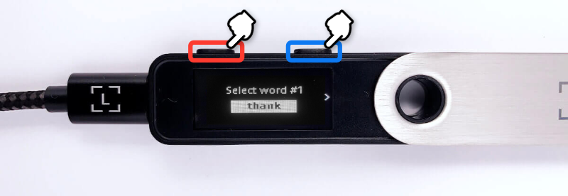 Select word #1