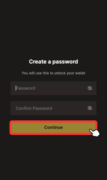 ログインパスワードを設定